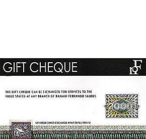 Rs 2,000 Ramani Salon Gift Voucher Online at Kapruka | Product# giftVoucher00Z111