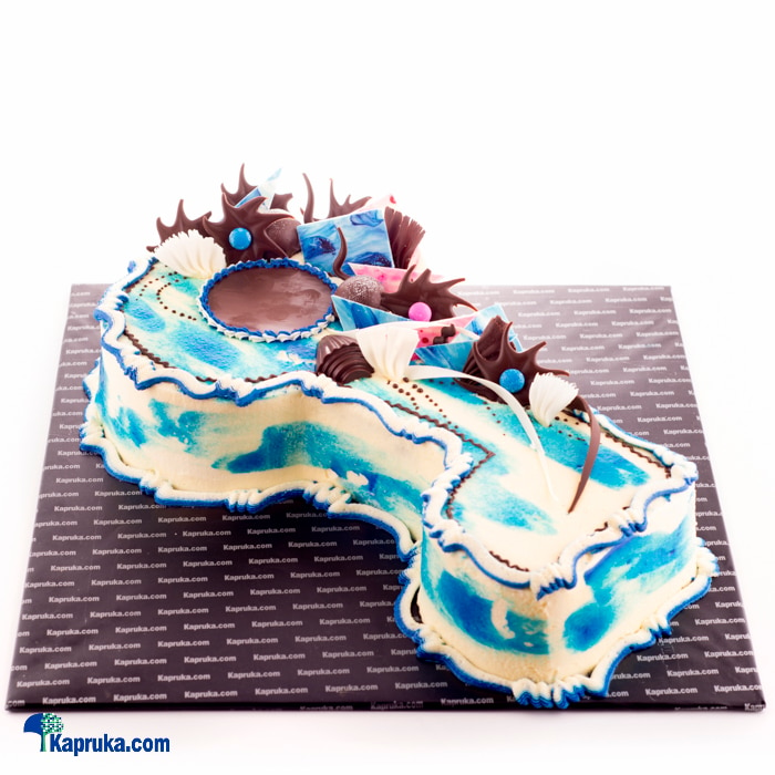 Key Birthday Cake- Blue Online at Kapruka | Product# cake00KA00217