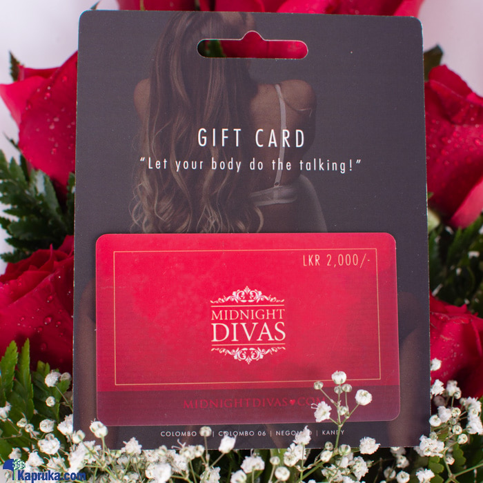 Midnight Divas Gift Certificate For RS.2000 Online at Kapruka | Product# giftVoucher00Z126