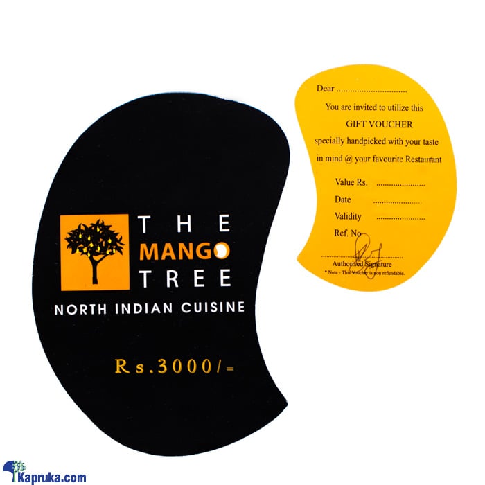 Mango tree gift voucher rs. 3000/- Online at Kapruka | Product# giftVoucher00Z141
