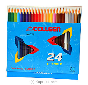 Colleen Triangle Coloured Pencil - 24 Online at Kapruka | Product# childrenP0203