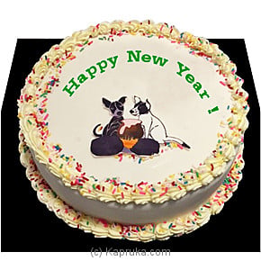 Embark Milk Pot New Year Cake Online at Kapruka | Product# cake00KA00427