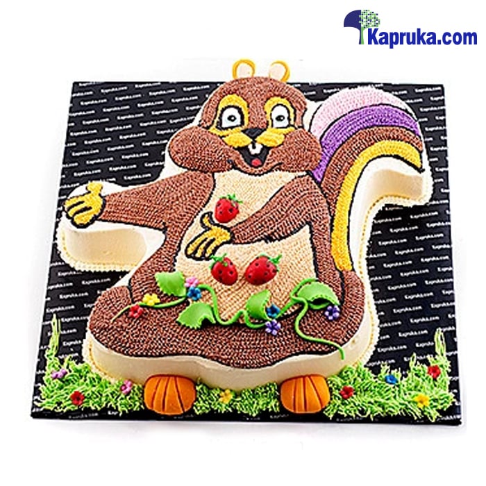 Cheeky Chipmunk In The Strawberry Patch Online at Kapruka | Product# cake00KA00451