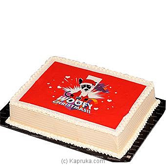 Embark Xmas With Woofy Online at Kapruka | Product# cake00KA00467