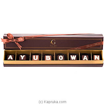 'ayubowan' 8 Piece Chocolate Box (GMC) Online at Kapruka | Product# chocolates00351