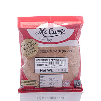 Mc Curry Coriander Powder 120g Online at Kapruka | Product# grocery00471