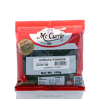 Mc Currie Goraka Powder 100g Online at Kapruka | Product# grocery00476