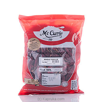 Mc Currie Whole Chilli 250g Online at Kapruka | Product# grocery00485