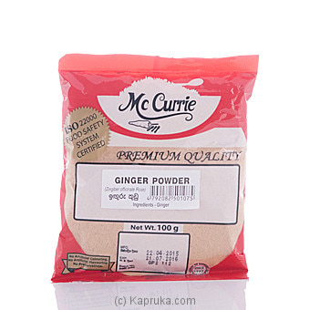 Mc Currie Ginger Powder 100g Online at Kapruka | Product# grocery00479