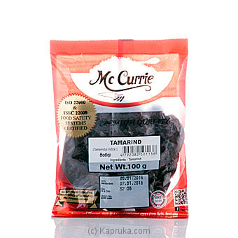 Mc Currie Tamarind 100g Online at Kapruka | Product# grocery00480