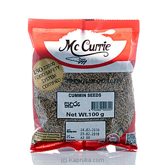 Mc Currie Cumin Seeds 100g Online at Kapruka | Product# grocery00482