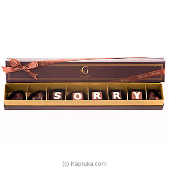 'sorry' 8 Piece Chocolate Box(gmc) Online at Kapruka | Product# chocolates00368