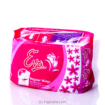 Eva Cotton Feel Wings 10 Sanitary Napkins Online at Kapruka | Product# grocery00648
