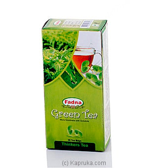 Fadna Green Tea Gotukola 18 Tea Bags Online at Kapruka | Product# grocery00663