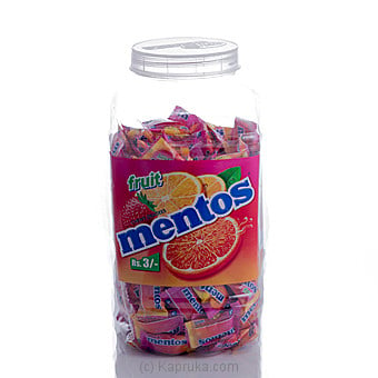 Mentos Fruit 2.7g 250 Pcs Jar Online at Kapruka | Product# grocery00692