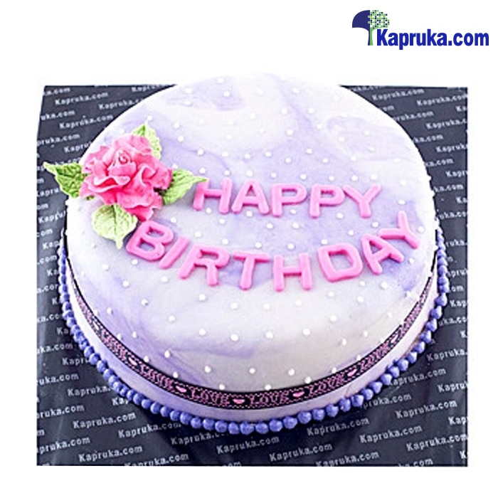 Happy Birthday To My Beautiful Rose Online at Kapruka | Product# cake00KA00520