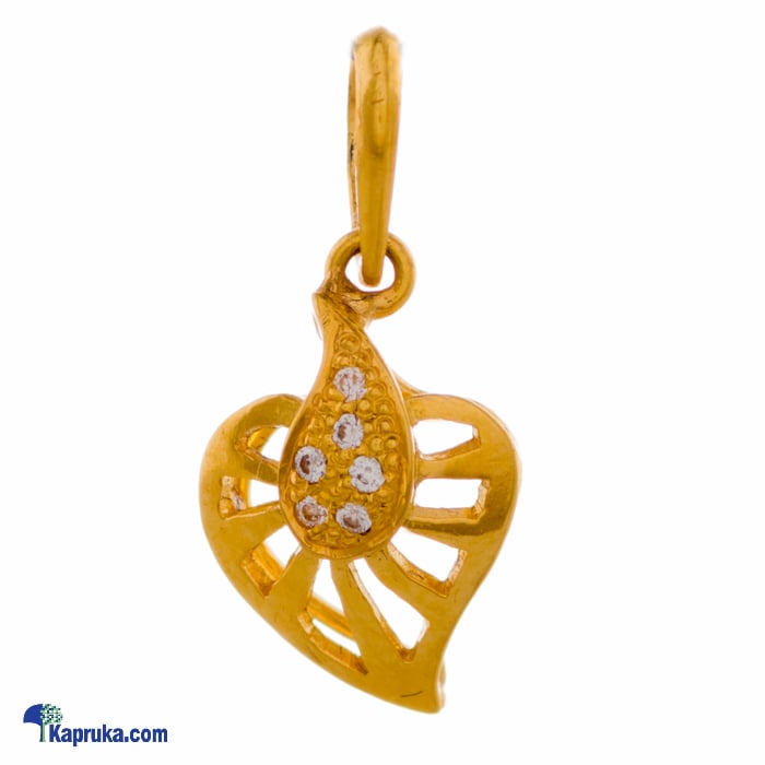 Arthur 22kt Gold Pendant With Zercones Online at Kapruka | Product# jewelleryF0168