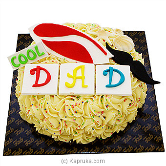 Fab Fathers Day Ribbon Cake Online at Kapruka | Product# cakeFAB00244
