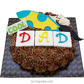 Fab Father's Day Chocolate Cake Online at Kapruka | Product# cakeFAB00245