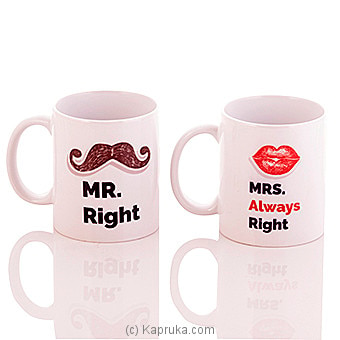 Mr & Mrs Mug Online at Kapruka | Product# ornaments00379