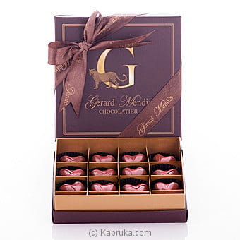 Gold Heart Chocolate Box (GMC) Online at Kapruka | Product# chocolates00409