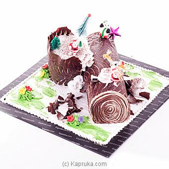 Kapruka Traditional Yule Log Online at Kapruka | Product# cake00KA00549