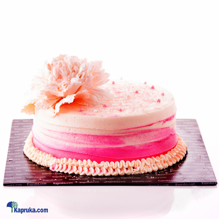 Peony Ribbon Cake Online at Kapruka | Product# cake00KA00599