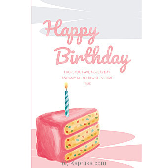 Birthday Greeting Card Online at Kapruka | Product# greeting00Z1282