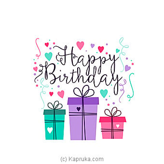 Birthday Greeting Card Online at Kapruka | Product# greeting00Z1290