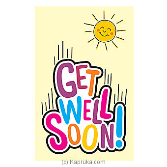 Get Well Soon Card Online at Kapruka | Product# greeting00Z1283