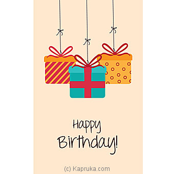 Birthday Greeting Card Online at Kapruka | Product# greeting00Z1332