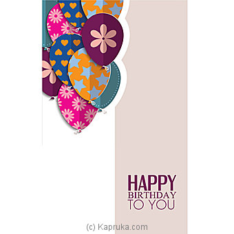 Birthday Greeting Card Online at Kapruka | Product# greeting00Z1331