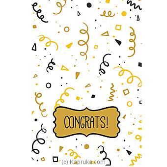 Congratulations Greeting Card Online at Kapruka | Product# greeting00Z1321