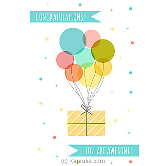 Congratulations Greeting Card Online at Kapruka | Product# greeting00Z1320