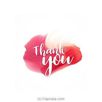 Thank You Card Online at Kapruka | Product# greeting00Z1317