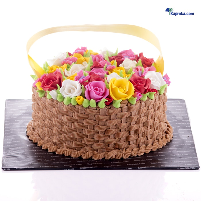 Rainbow Flowers Creamy Cake Online at Kapruka | Product# cake00KA00634