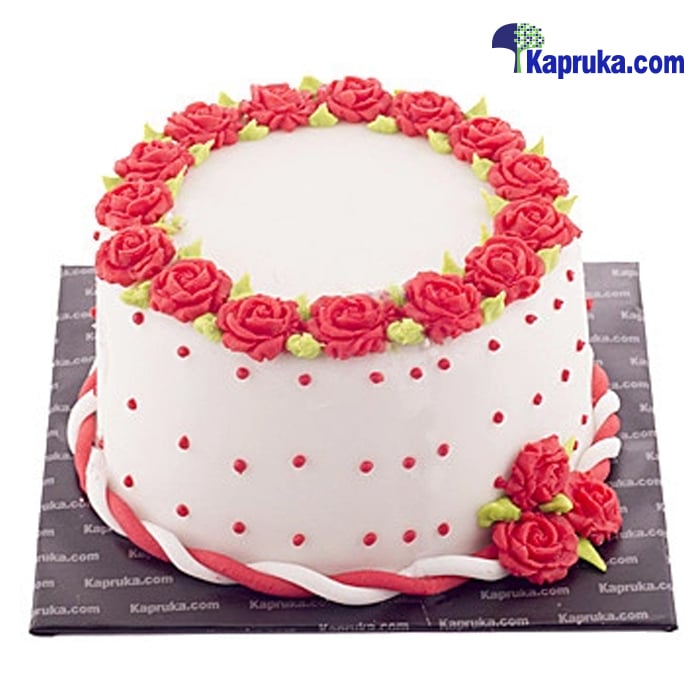 Lavish Rose Ribbon Cake Online at Kapruka | Product# cake00KA00649