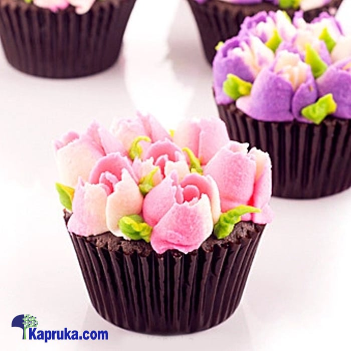 Tulips Cupcakes - 12 Piece Online at Kapruka | Product# cake00KA00678