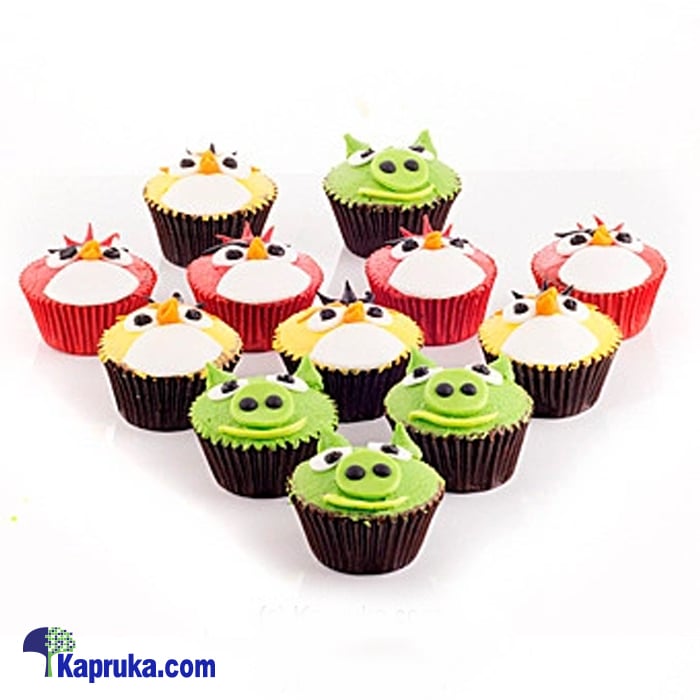 Angry Birds Cupcakes Online at Kapruka | Product# cake00KA00682