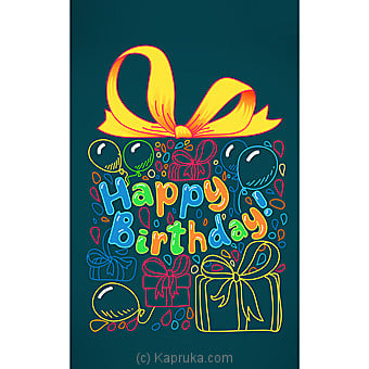 Birthday Greeting Card Online at Kapruka | Product# greeting00Z1366