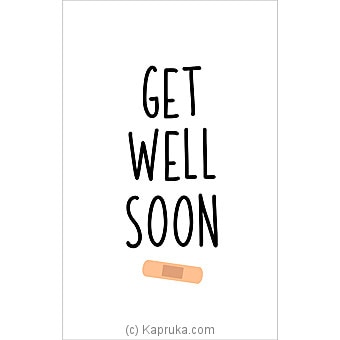 Get Well Soon Card Online at Kapruka | Product# greeting00Z1389
