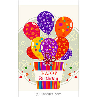 Birthday Greeting Card Online at Kapruka | Product# greeting00Z1401