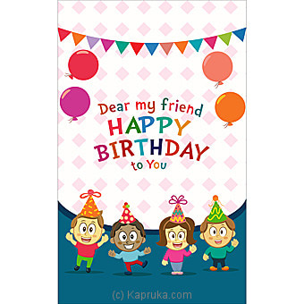 Birthday Greeting Card Online at Kapruka | Product# greeting00Z1400