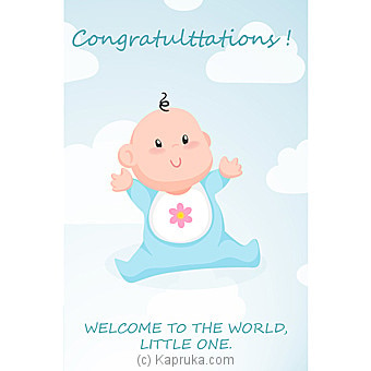 New Born Greeting Card Online at Kapruka | Product# greeting00Z1387