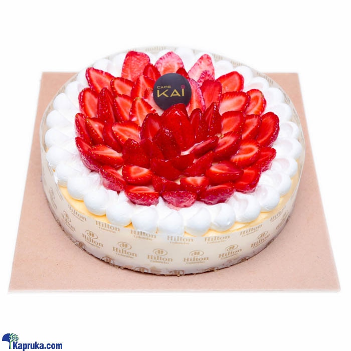 Hilton Cheesecake With Fruit Topping With Strawberry Online at Kapruka | Product# cakeHTN00177