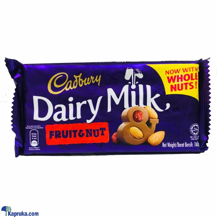Cadbury Dairy Milk Fruit And Nut Chocolate - 160 G Online at Kapruka | Product# chocolates00552