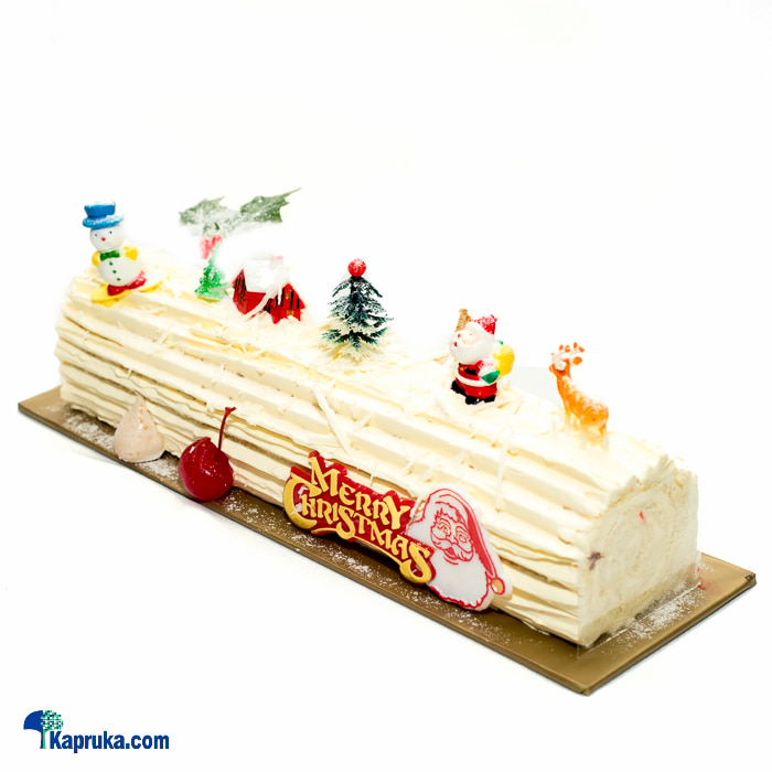 Kingsburry Buche Noel Vanila Yule Log Online at Kapruka | Product# cakeKB00143