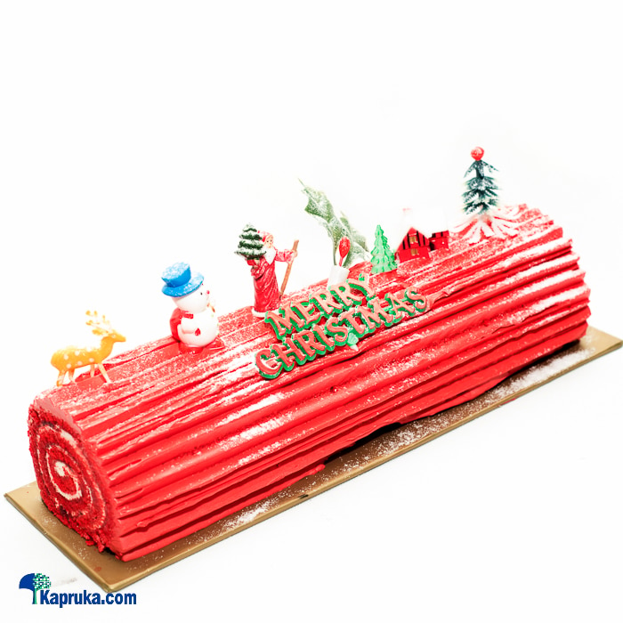 Kingsburry Buche Noel Red Velvet Cake Online at Kapruka | Product# cakeKB00145