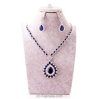 Cubic Zirconia Necklace & Earring Online at Kapruka | Product# stoneNS0298