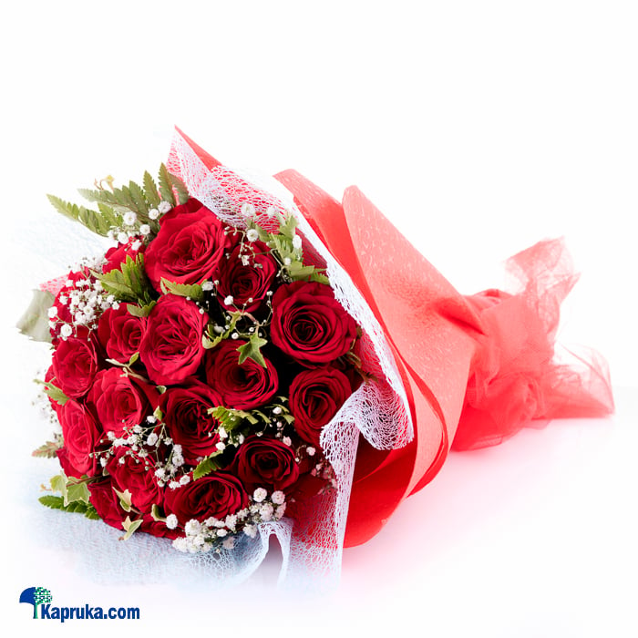 You're The One I Love 25 Red Rose Flower Bouquet Online at Kapruka | Product# flowers00T806